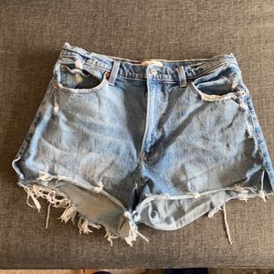 Abercrombie High Rise Mom Short (Curve Love)
